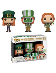 Figurine Pop Ginny, Fred, George Weasley 3-pack ECCC 2019 Exclusive (Harry Potter) -  Boîte Endommagée 