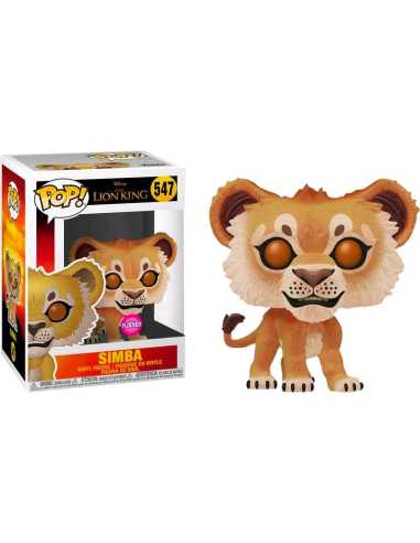 Figurine Pop Simba Flocked Exclusive (Le Roi Lion Live Action) -  Figurines Pop Le Roi Lion 