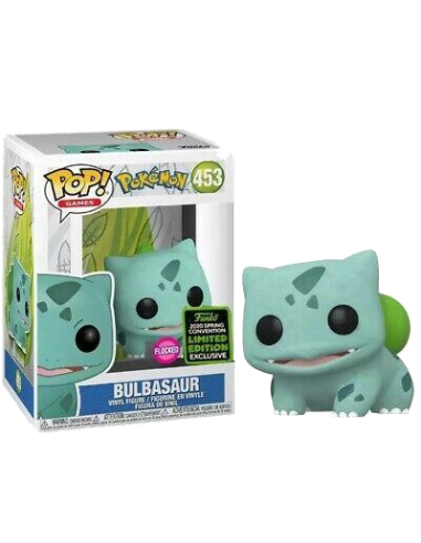 Funko Pop Bulbizarre Flocked Exclusive ECCC 2020 (Pokemon) -  Exclusive  