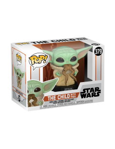 Figurine Pop The Child / Baby Yoda with frog (Star Wars Mandalorian) -  Figurines Pop The Mandalorian  2