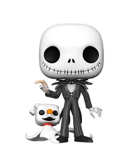 Figurine Pop Jack with Zero 10" (Disney L'étrange noel de Monsieur Jack) -  Figurines Pop L'étrange noël de monsieur Jack 