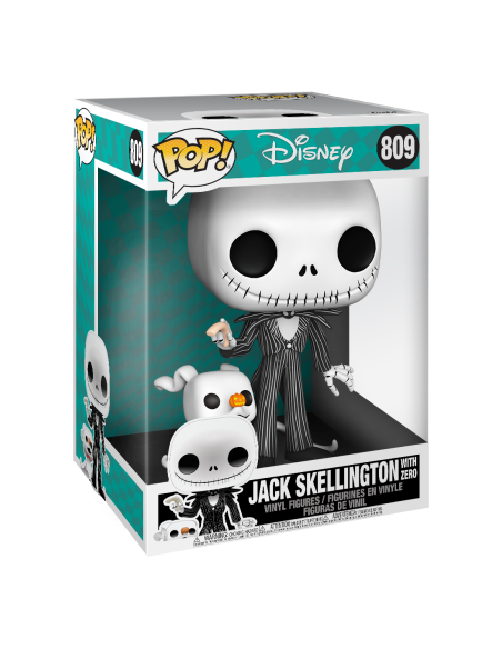 Figurine Pop Jack with Zero 10" (Disney L'étrange noel de Monsieur Jack) -  Figurines Pop L'étrange noël de monsieur Jack 