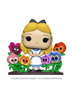 Figurine Pop Deluxe Alice with Flowers (Disney Alice Au Pays des Merveilles) -  Figurines Pop Alice Au Pays des Merveilles 