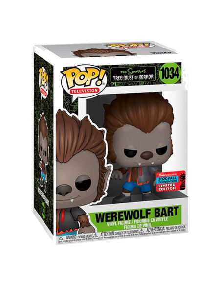 Figurine Pop Werewolf Bart Exclusive NYCC 2020 (Les Simpson) -  Figurines Pop Les Simpson 