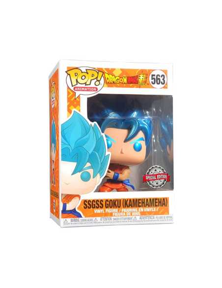 Figurine Pop SSGSS Goku Kamehameha Metallic Exclusive (Dragon Ball Super)