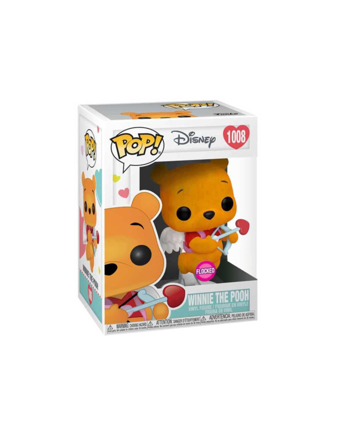 Figurine Pop Winnie The Pooh Valentine Flocked Exclusive (Disney) pas cher