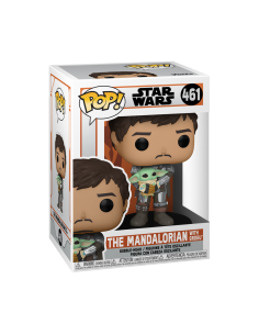 Figurine Pop Mando Holding Child (Star Wars Mandalorian)