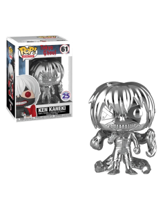 Figurine Pop Ken Kaneki Silver Chrome Exclusive Funimation (Tokyo Ghoul) Boite Abimée -  Figurines Pop Tokyo Ghoul 