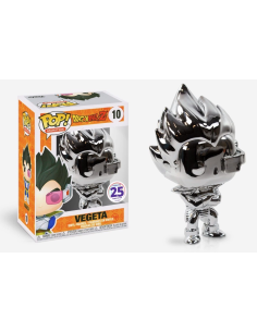 Figurine Pop Vegeta Silver Chrome Exclusive Funimation (Dragon Ball Z) -  Figurines Pop Dragon Ball 