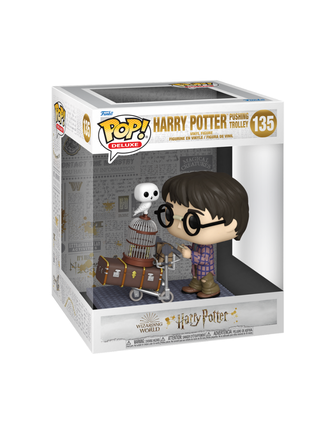 Figurine Pop Harry Pushing Trolley (Harry Potter)