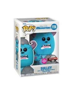 Figurine Pop Sulley with Lid Exclusive Flocked (Monstres et Cie) -  Figurines Pop Monstres et Cie  2