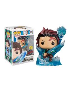 Figurine Pop Tanjiro Kamado avec Dragon Glow Exclusive...