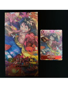 Chinese New Year Red Enveloppe Promo Luffy carte