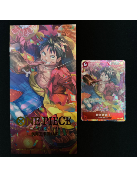 Chinese New Year Red Enveloppe Promo Luffy carte