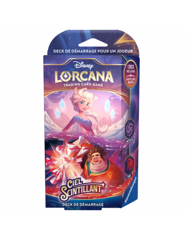 Disney Lorcana : Deck de Démarrage Améthyste / Rubis - Ciel Scintillant