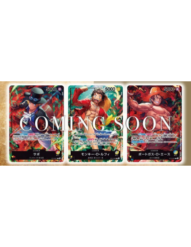 7-Eleven Promo One Piece  carte ( Ace, Sabo, Luffy)  2024 set