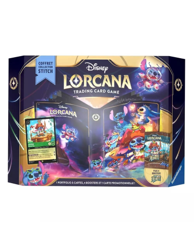 Disney Lorcana - Coffret Cadeau Stitch Collector - Chapitre 6 : La Mer Azurite