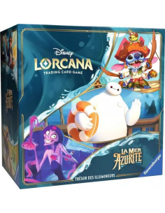 Disney Lorcana – Coffret Collector – Trésors des Illumineurs – Trove Pack Chapitre 6 : La Mer Azurite