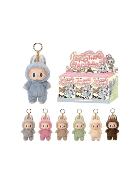 Porte-clés Labubu Exciting Macaron - POP MART - The Monsters - Blind Box - Modèle Aléatoire Porte-clés Labubu Exciting Macaron - POP MART - The Monsters - Blind Box - Modèle Aléatoire