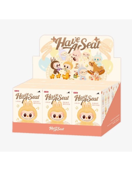 Figurine Labubu Have A Seat - POP MART - The Monsters - Blind Box - Édition Officielle