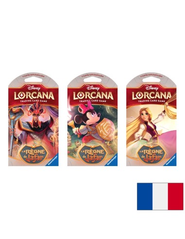 Booster Disney Lorcana Le Règne de Jafar - Chapitre 8 - Modèle Aléatoire - 12 Cartes - Édition Française