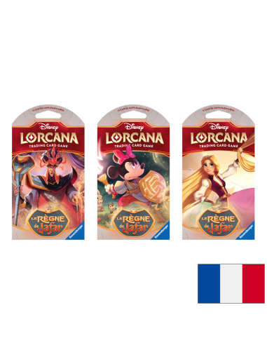 Booster Disney Lorcana Le Règne de Jafar - Chapitre 8 - Modèle Aléatoire - 12 Cartes - Édition Française
