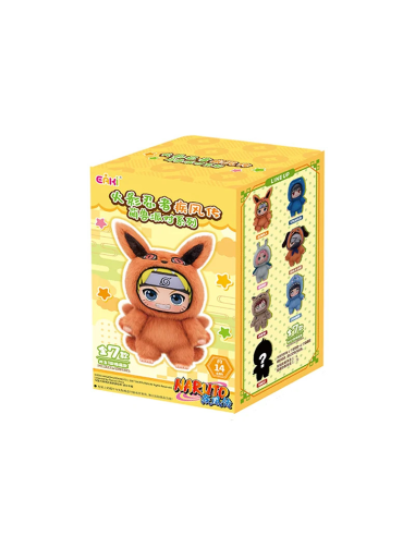 Blind Box Naruto Shippuden - Collection Peluches Chibi EAKI (Modèle Aléatoire)