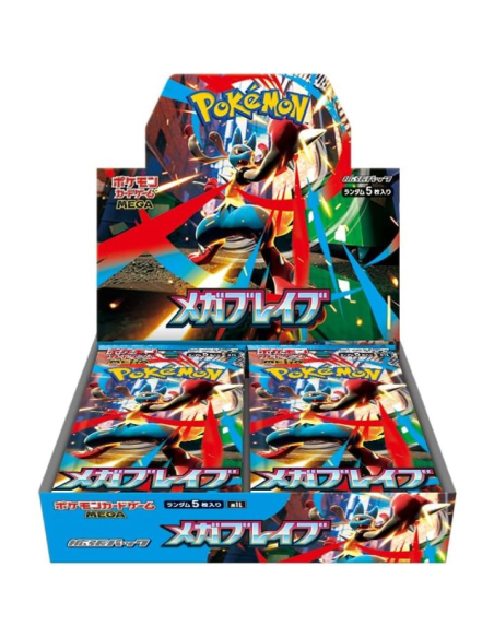 Display Pokémon - Mega Brave (M1L) - 30 Boosters - Édition Japonaise