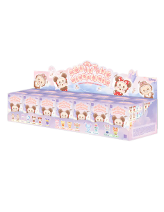 "Blind box Disney Squinting Sleepwear Top Toy porte-clés peluches Mickey Stitch pyjama yeux endormis boîte aléatoire 2