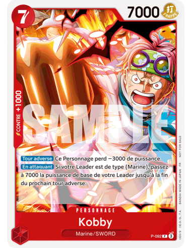 Carte Promo One Piece Koby P-092 Japonais