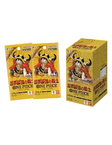 Display One Piece Card Game OP-17 The World's Strongest Warriors – Japonais