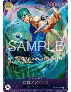 Carte One Piece Roronoa Zoro (OP15-113) (V.1) – Version Chinoise