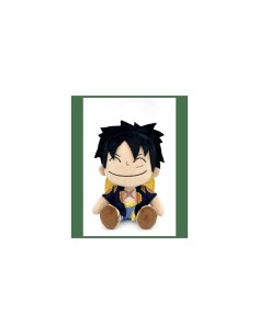 Peluche Luffy Rosa Dress assis 22 cm - One Piece (Barrado)