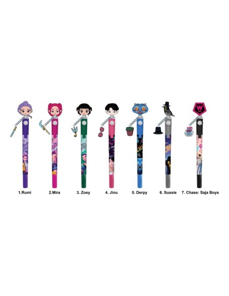 Stylo rotatif 3D Head Topper (blind) - K-Pop Demon Hunters (Monogram)