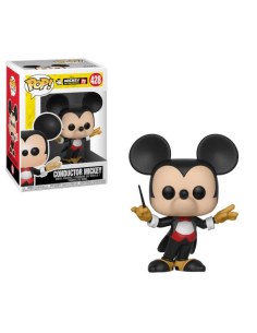 Figurine Pop Mickey Chef d'orchestre (Disney Mickey 90 ans) -  Figurines Pop Mickey & Minnie 