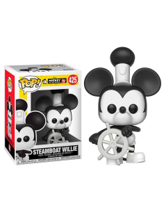 Figurine Pop Steamboat Willie (Disney Mickey 90 ans) -  Figurines Pop Mickey & Minnie 
