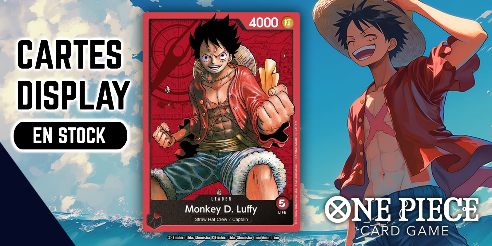 One Piece Card Game - Cartes Display sur KYSEII.FR