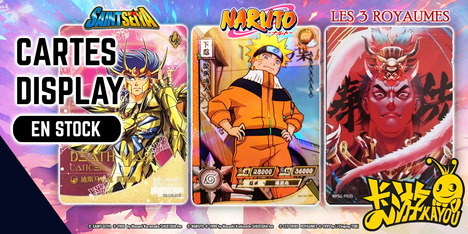Kayou Card Game - Cartes Display sur KYSEII.FR