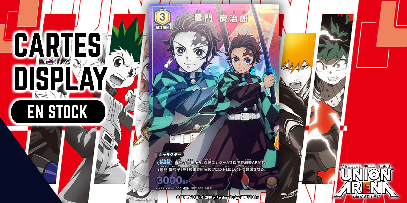 Union Arena Card Game - Cartes Display sur KYSEII.FR