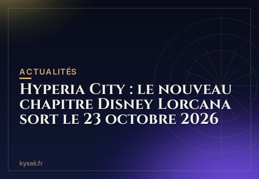 Hyperia City : le nouveau chapitre Disney Lorcana sort le 23 octobre 2026